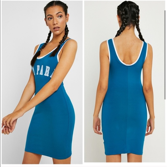 IVY PARK Dresses & Skirts - Ivy Park Baseball Logo Jersey Body-Con Dress